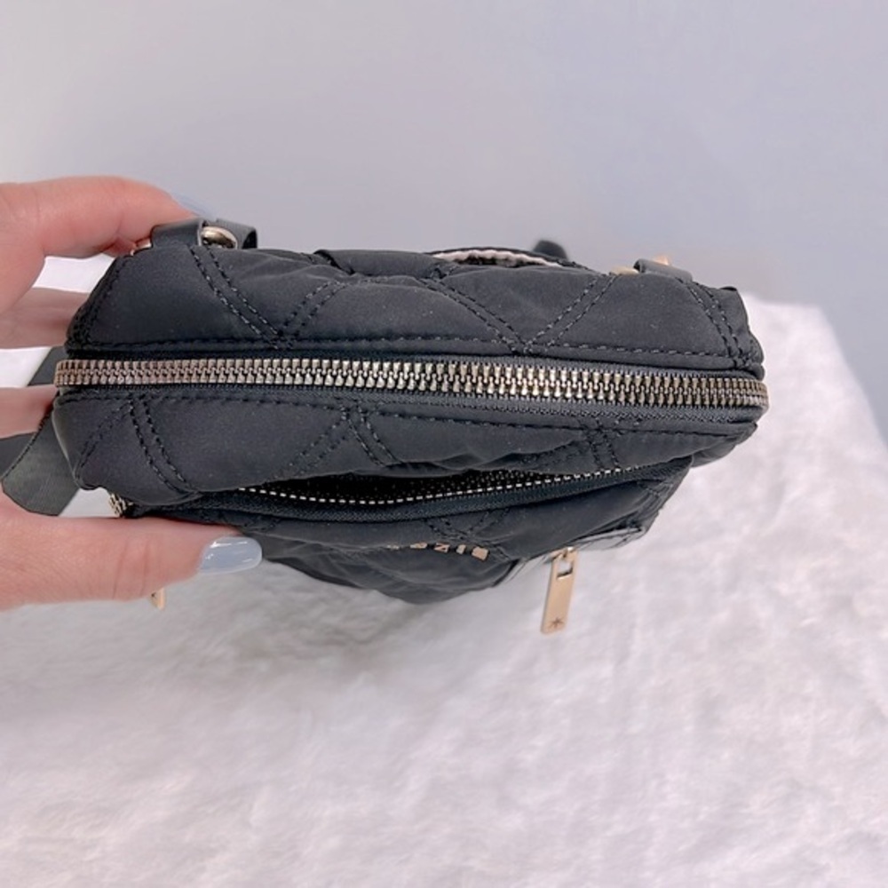 KEDZIE Cloud 9 Quilted Puffer Convertible Sling Bag (Black)2-Inch Bag Strap NWOT - Picture 8 of 12